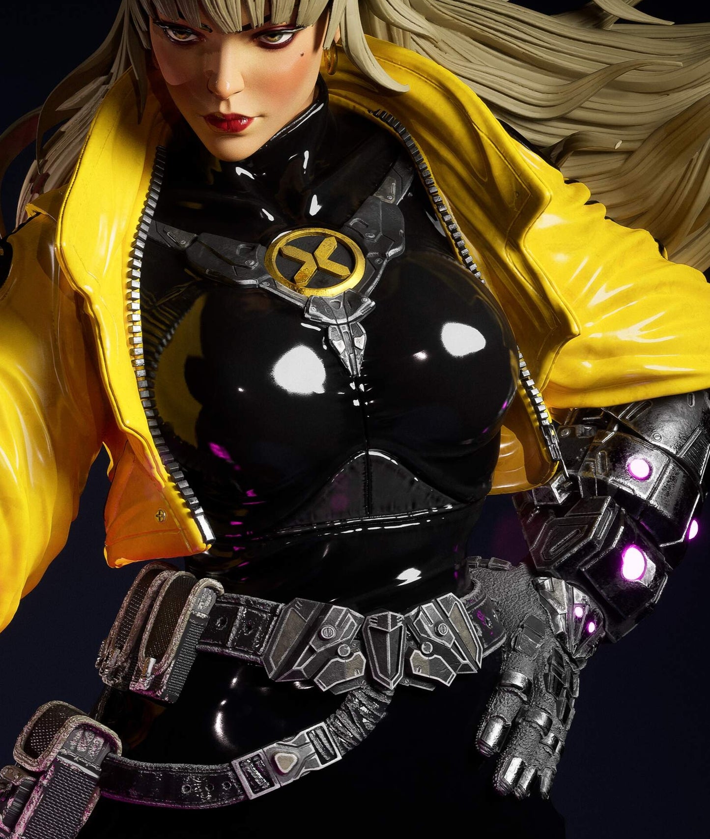 Magik Cyberpunk Sculpture (75mm to 500mm) - Unassembled/Unpainted/3D Print