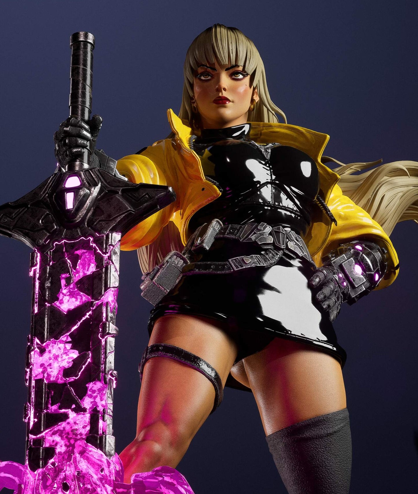 Magik Cyberpunk Sculpture (75mm to 500mm) - Unassembled/Unpainted/3D Print