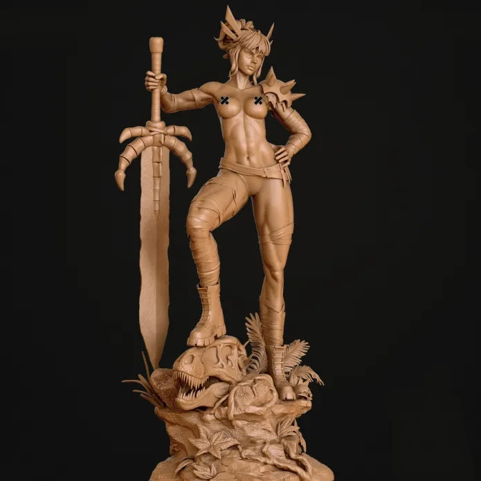 Savage Land Magik NSFW Sculpture (75mm to 500mm) - Unassembled/Unpainted/3D Print