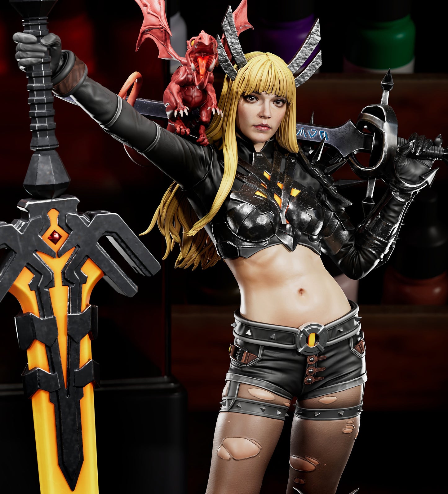 Magik Sculpture (75mm to 500mm) - Unassembled/Unpainted/3D Print