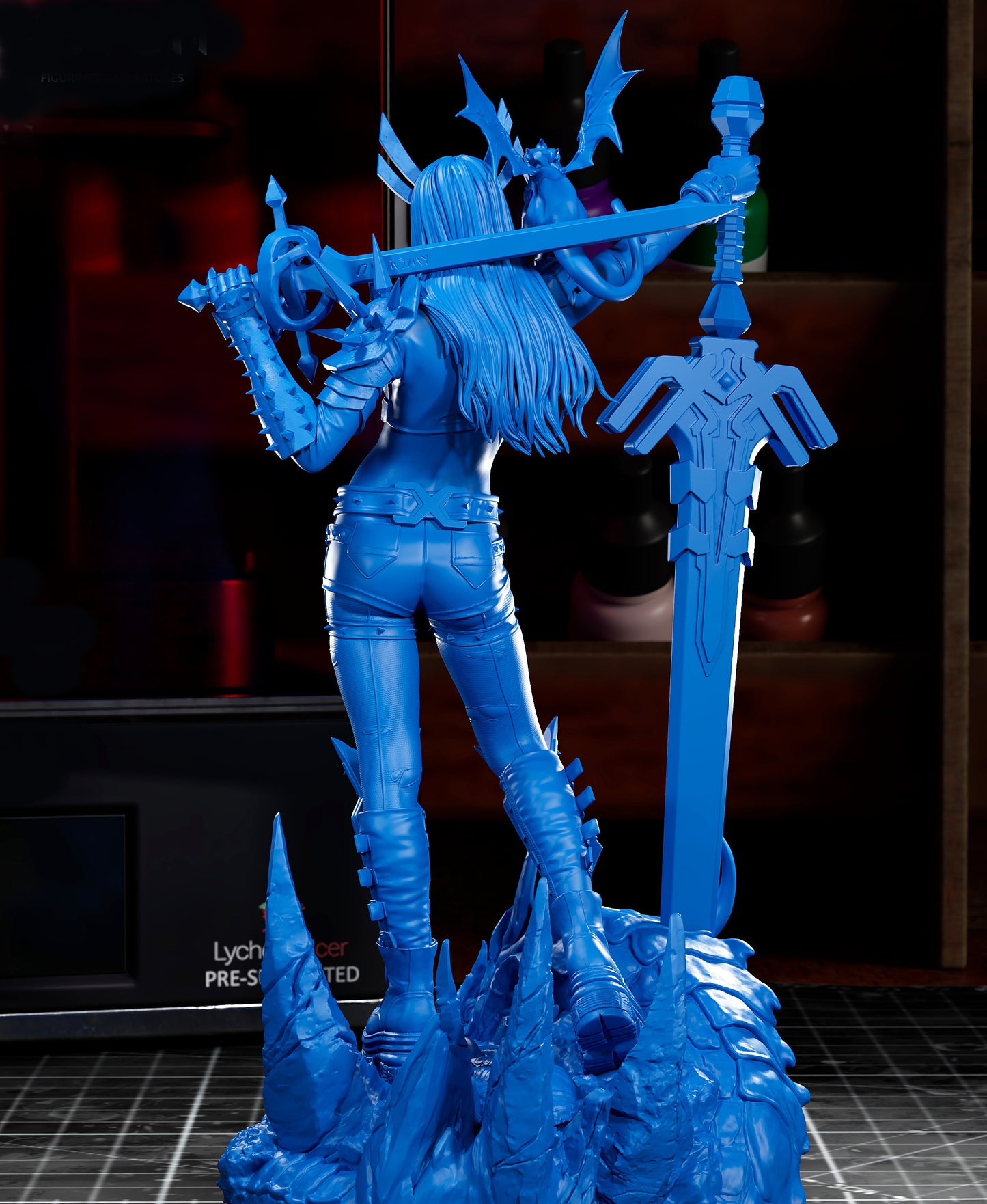 Magik Sculpture (75mm to 500mm) - Unassembled/Unpainted/3D Print