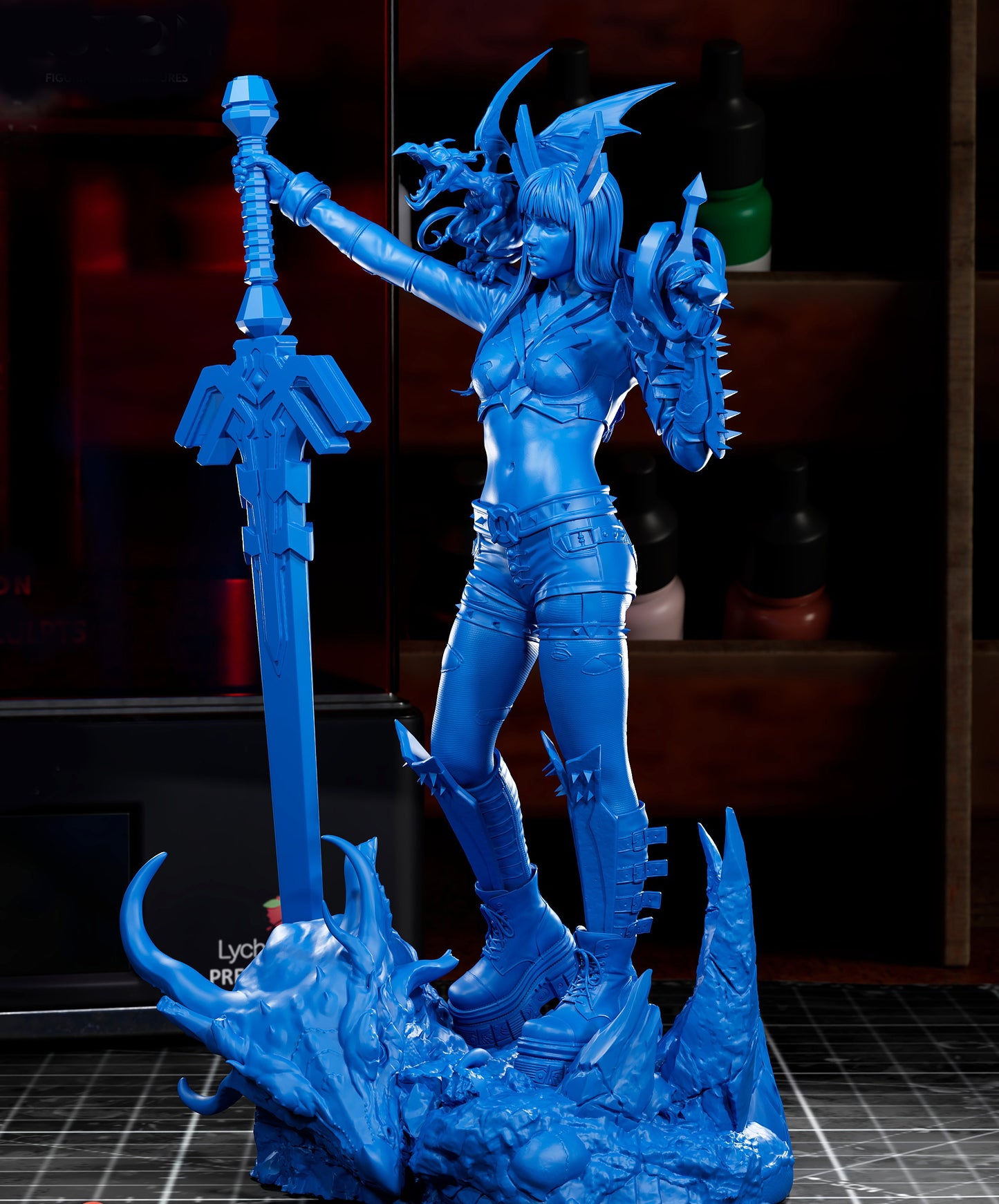 Magik Sculpture (75mm to 500mm) - Unassembled/Unpainted/3D Print