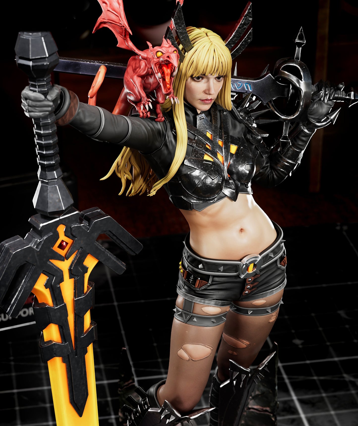 Magik Sculpture (75mm to 500mm) - Unassembled/Unpainted/3D Print