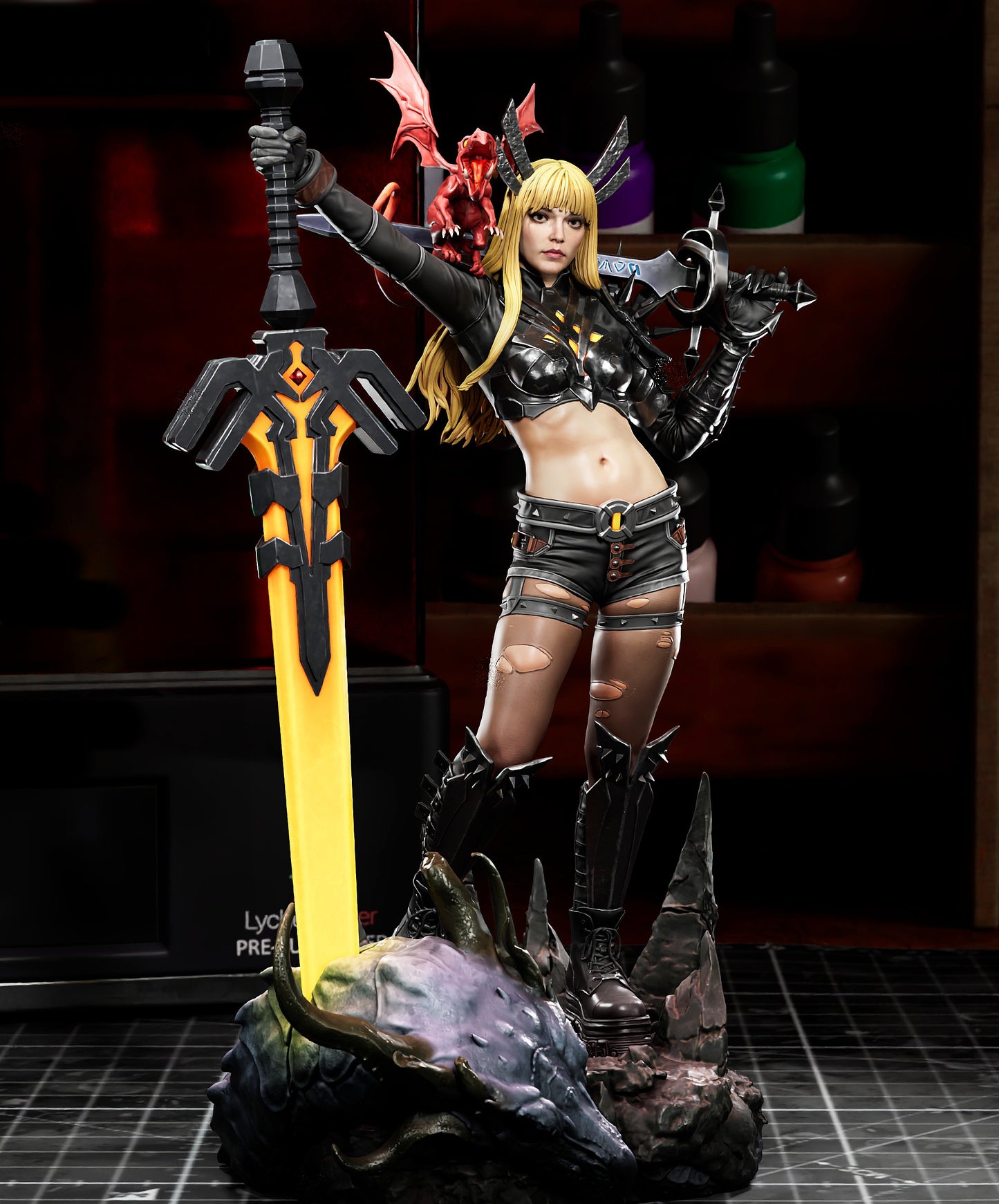 Magik Sculpture (75mm to 500mm) - Unassembled/Unpainted/3D Print