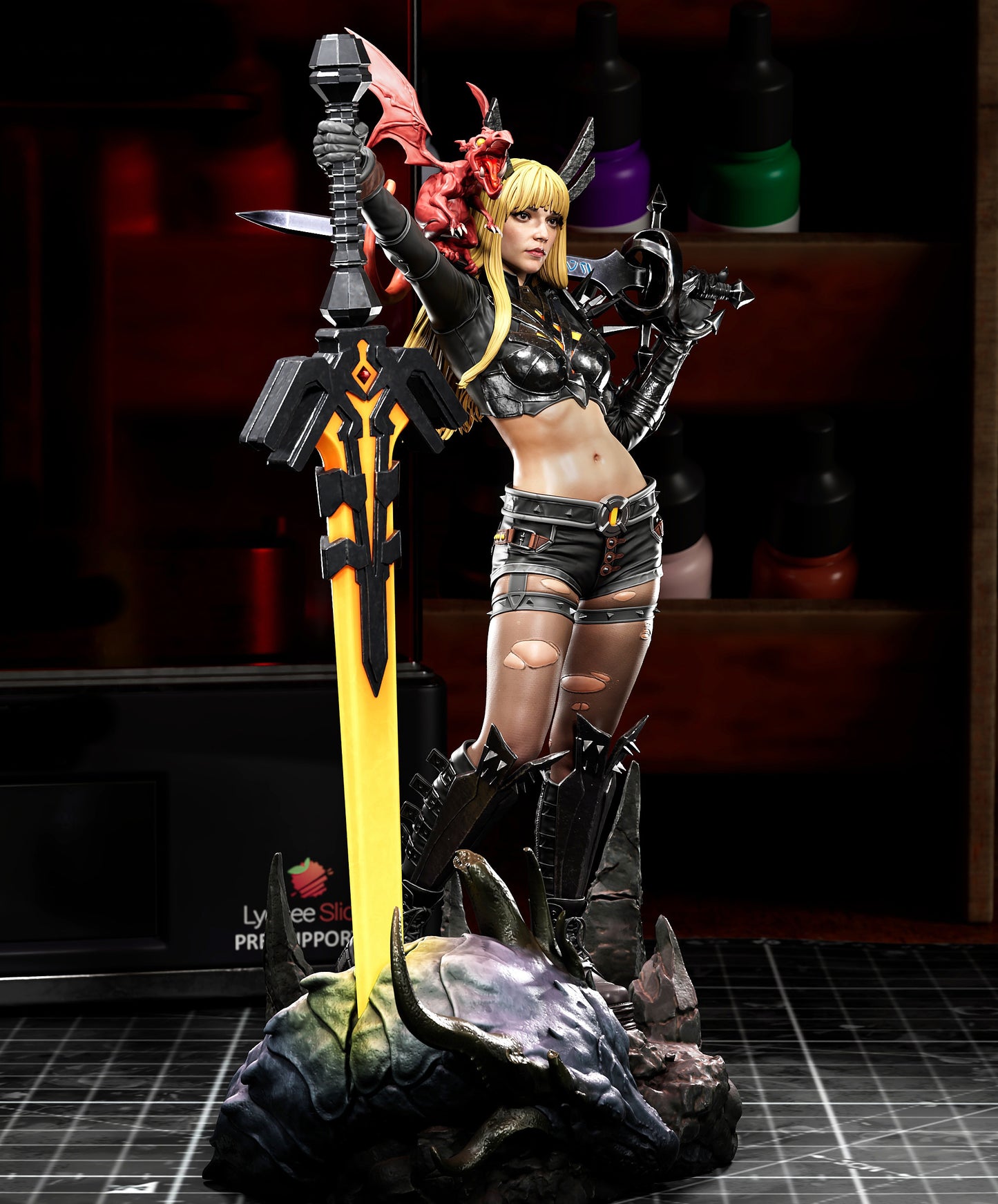 Magik Sculpture (75mm to 500mm) - Unassembled/Unpainted/3D Print