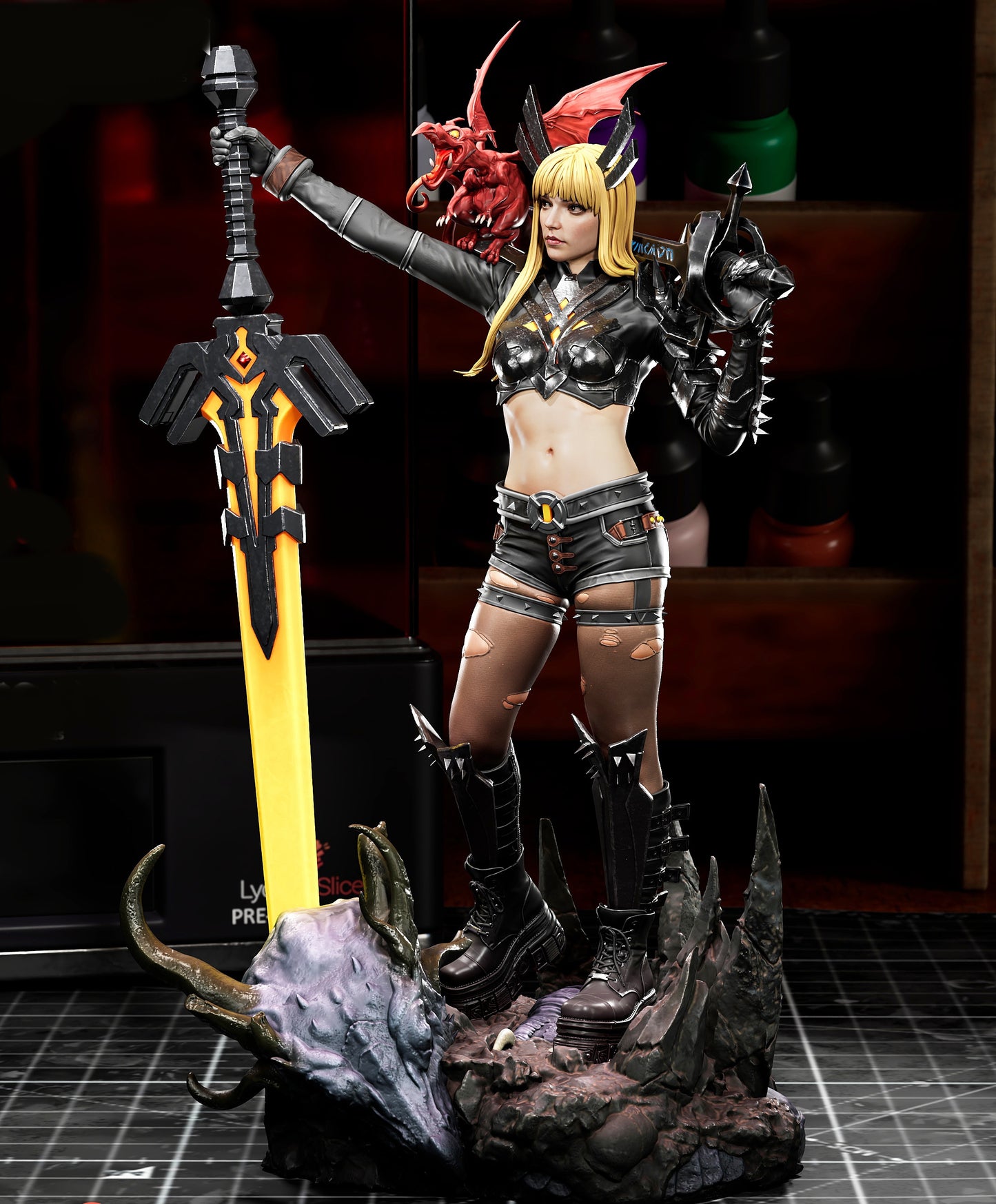 Magik Sculpture (75mm to 500mm) - Unassembled/Unpainted/3D Print