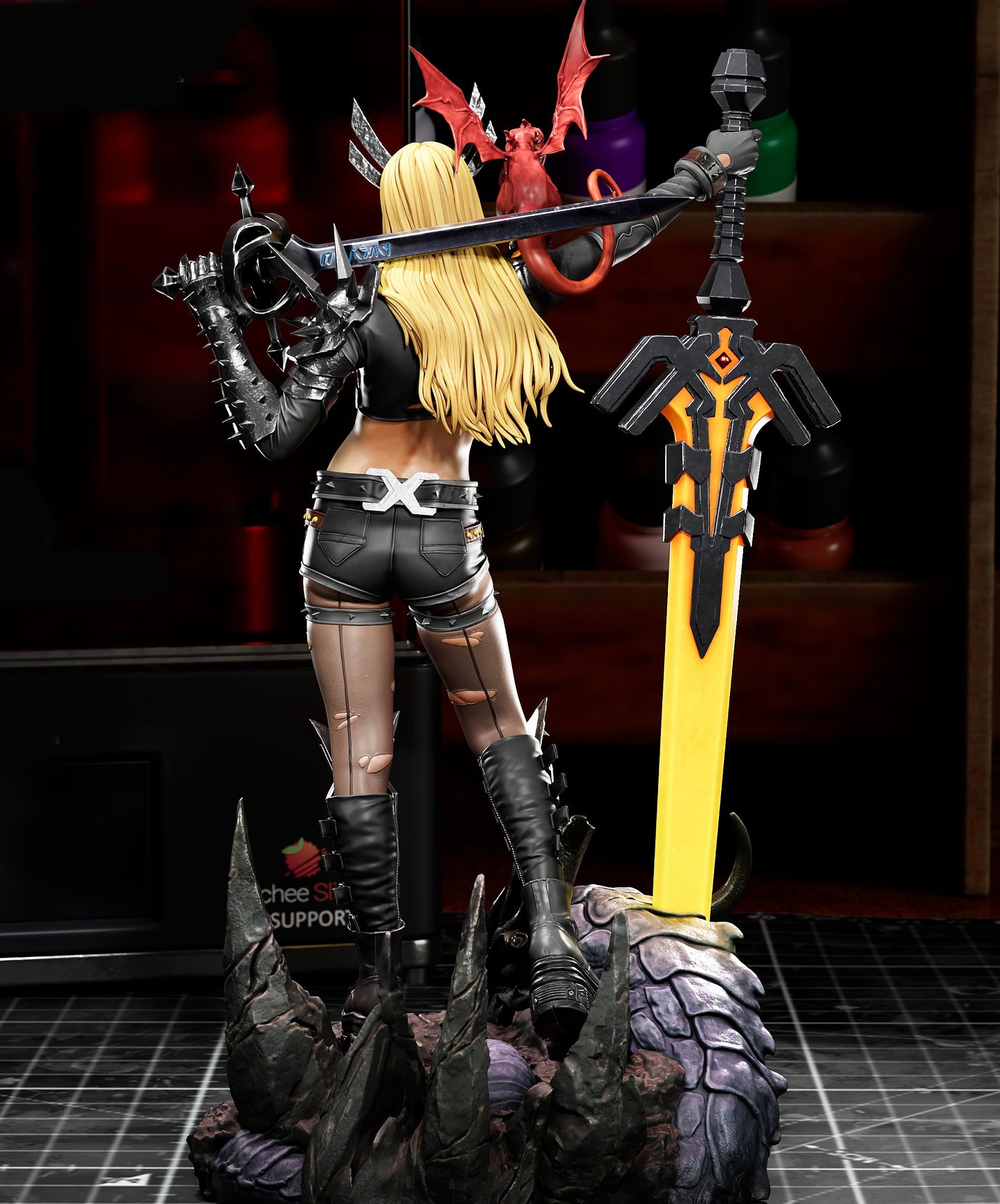 Magik Sculpture (75mm to 500mm) - Unassembled/Unpainted/3D Print