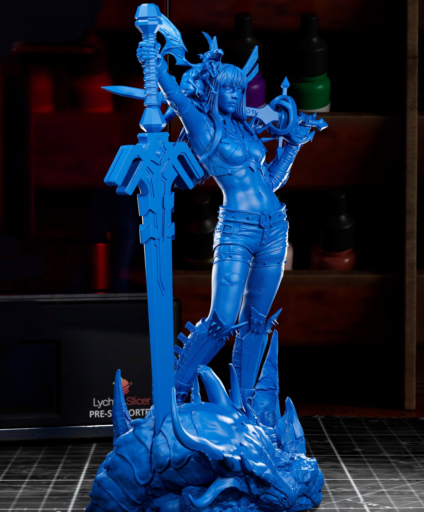 Magik Sculpture (75mm to 500mm) - Unassembled/Unpainted/3D Print
