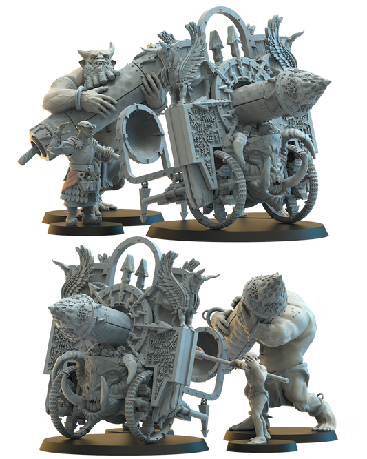 Magmhôrin Dalianzhu - Chaos Dwarves - Infernal Dwarves - Dungeons and Dragons - by Lost Kingdom - Tabletop RPG Miniature - Roleplaying 3D Printed Fantasy Mini