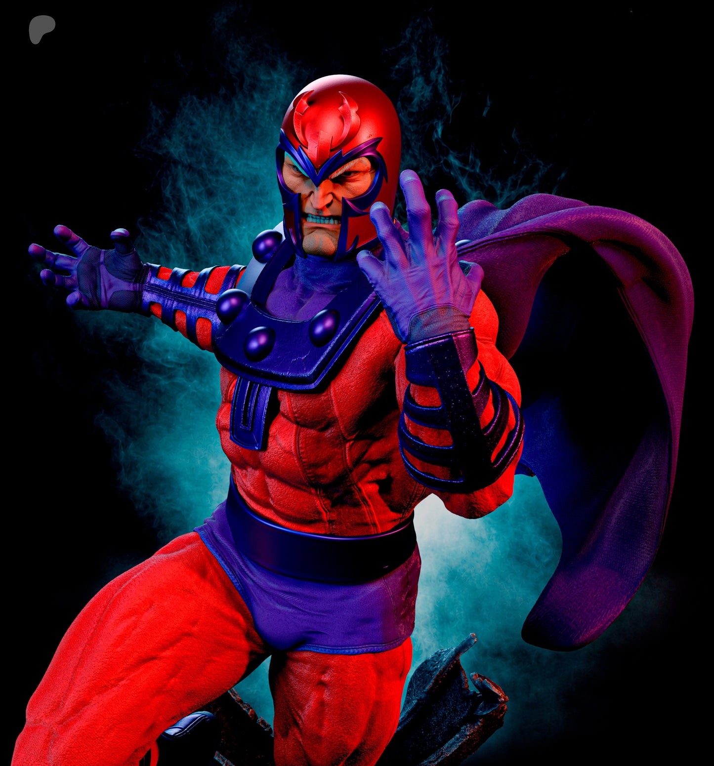 Magneto Sculpture(75mm to 500mm) - Unassembled/Unpainted/3D Print