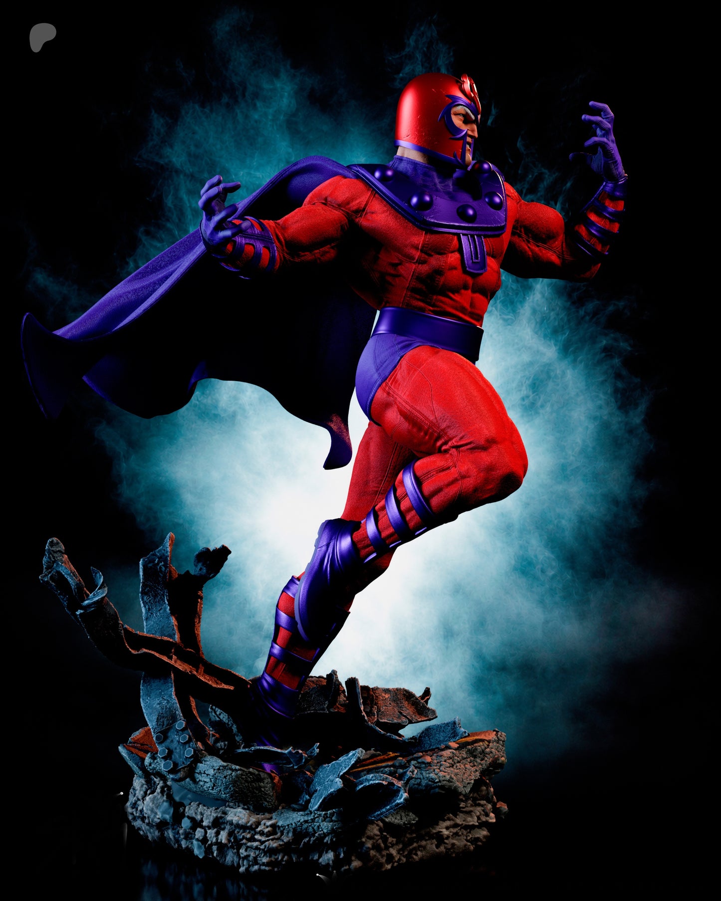 Magneto Sculpture(75mm to 500mm) - Unassembled/Unpainted/3D Print