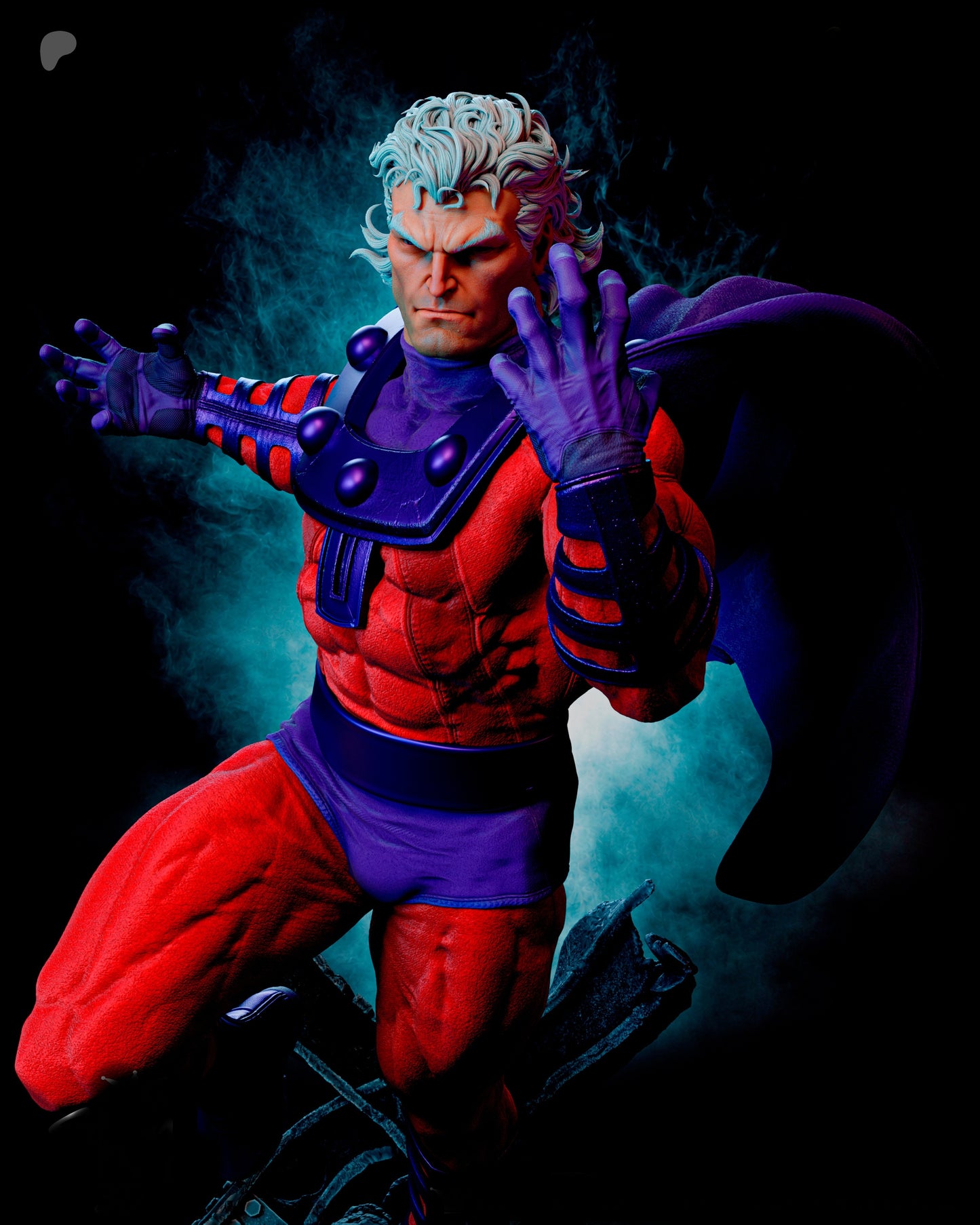 Magneto Sculpture(75mm to 500mm) - Unassembled/Unpainted/3D Print