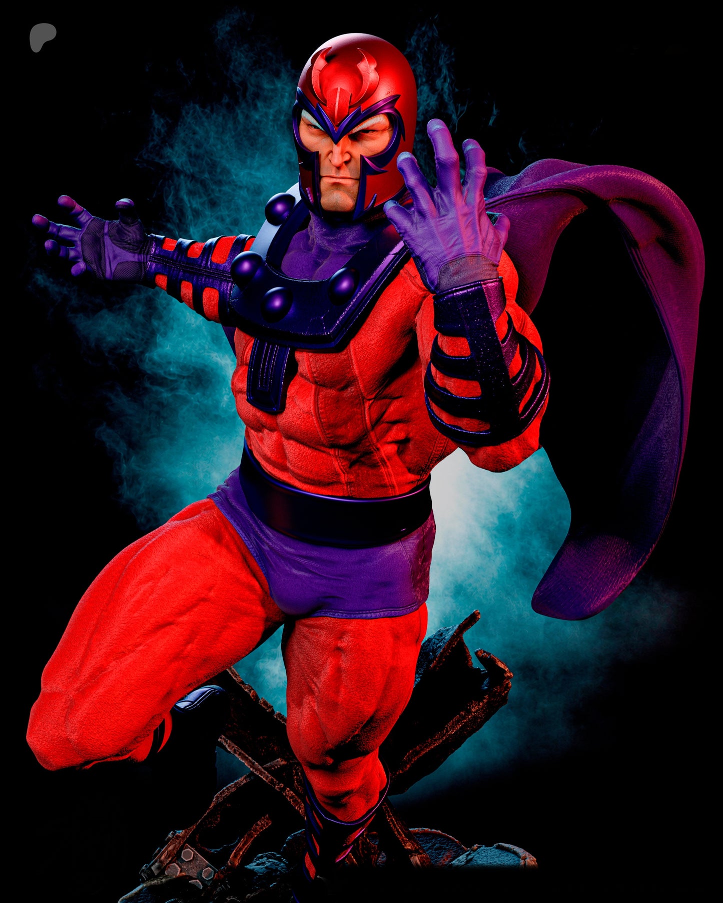 Magneto Sculpture(75mm to 500mm) - Unassembled/Unpainted/3D Print