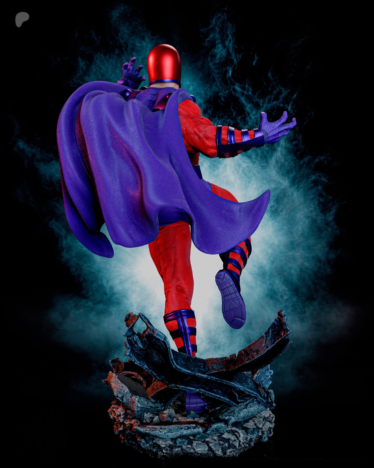 Magneto Sculpture(75mm to 500mm) - Unassembled/Unpainted/3D Print