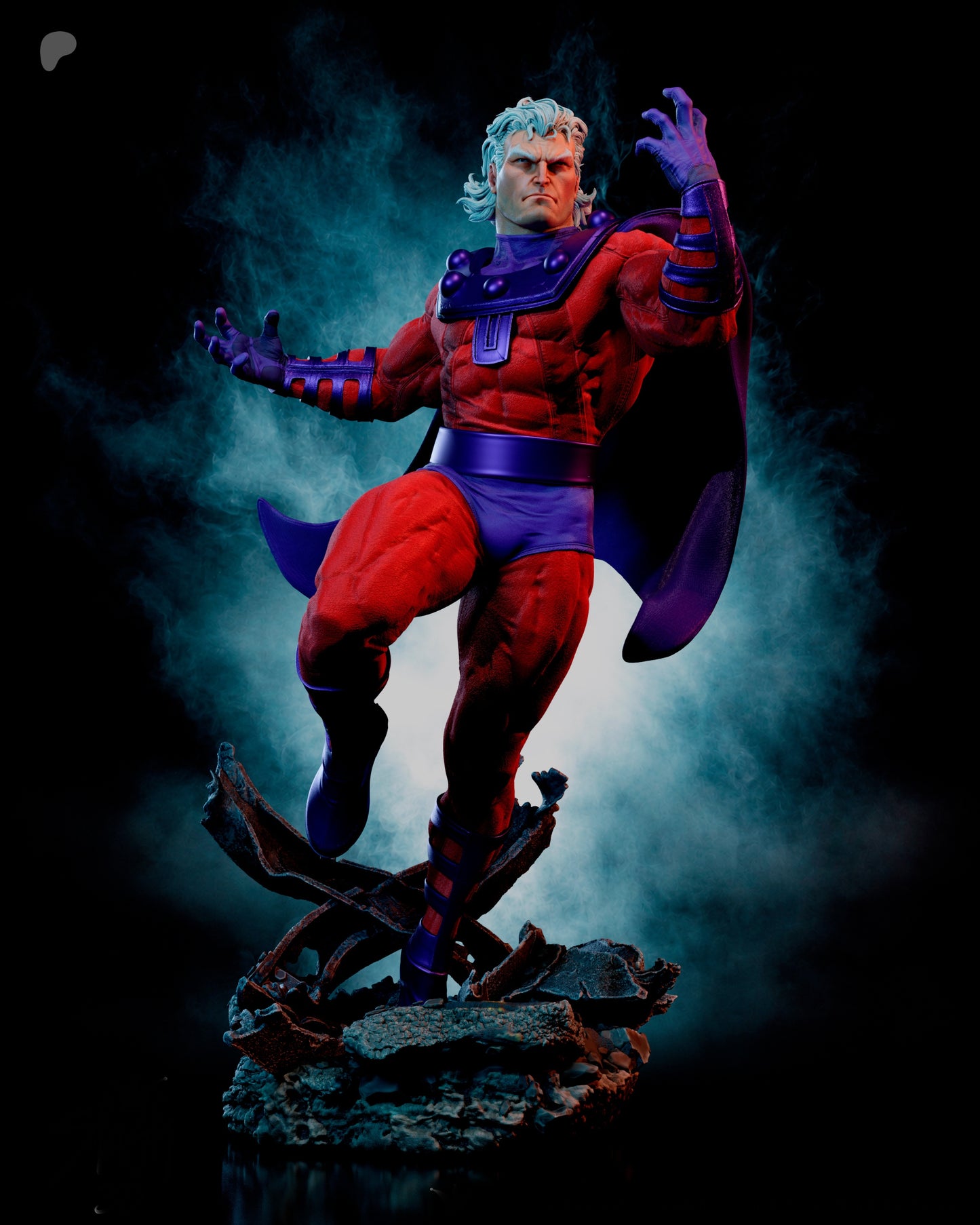 Magneto Sculpture(75mm to 500mm) - Unassembled/Unpainted/3D Print