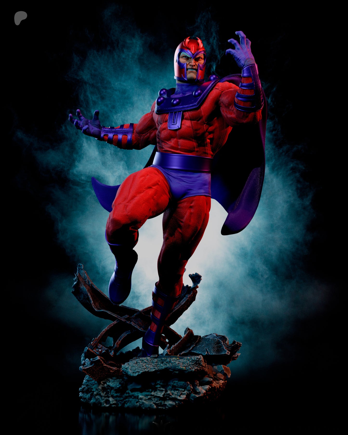 Magneto Sculpture(75mm to 500mm) - Unassembled/Unpainted/3D Print