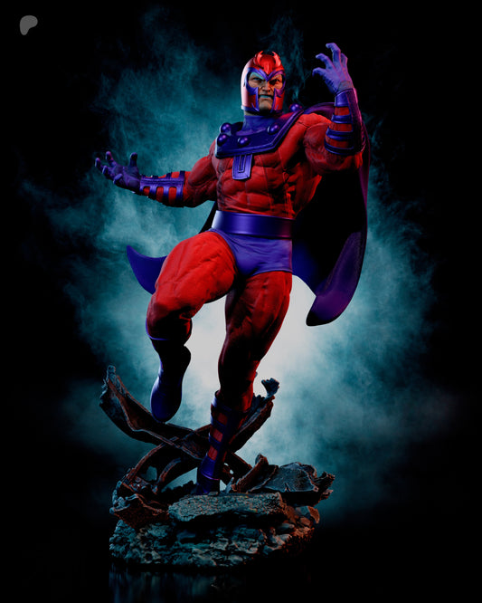 Magneto Sculpture(75mm to 500mm) - Unassembled/Unpainted/3D Print