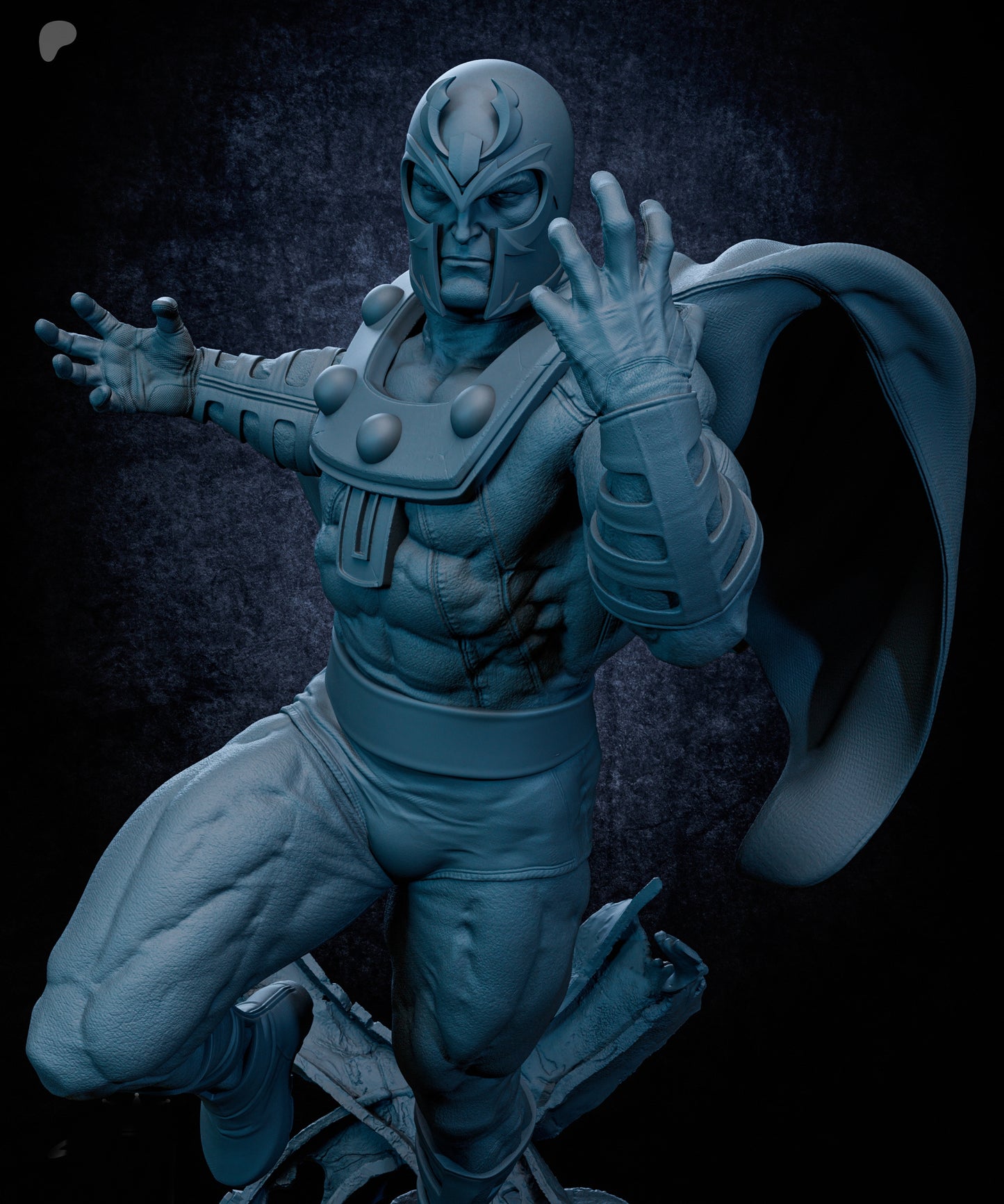 Magneto Sculpture(75mm to 500mm) - Unassembled/Unpainted/3D Print