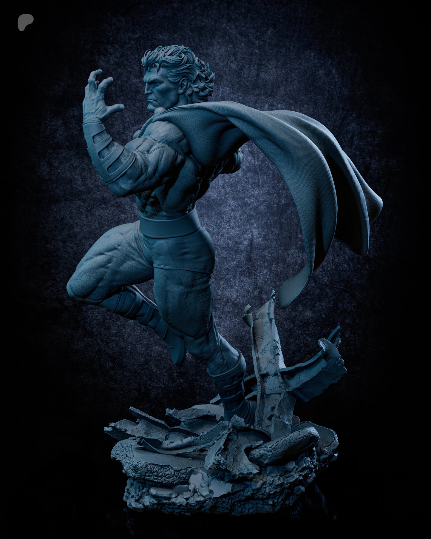 Magneto Sculpture(75mm to 500mm) - Unassembled/Unpainted/3D Print