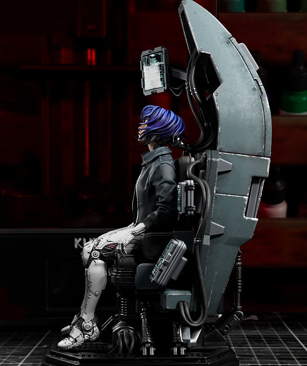 Major Motoko Kusanagi Sculpture (75mm to 500mm) Unassembled/Unpainted/3D Print