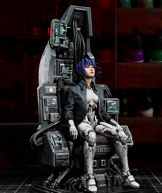 Major Motoko Kusanagi Sculpture (75mm to 500mm) Unassembled/Unpainted/3D Print