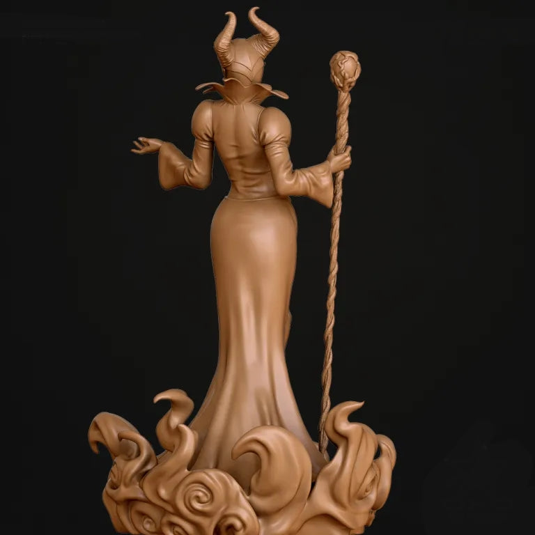 Maleficent - Tabletop RPG Miniature - Roleplaying 3D Printed Fantasy Mini