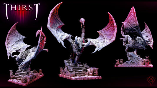 Manticore Pose 1 - Legendary Creature - by Mini Monster Mayhem- Tabletop RPG Miniature - Roleplaying 3D Printed Fantasy Mini