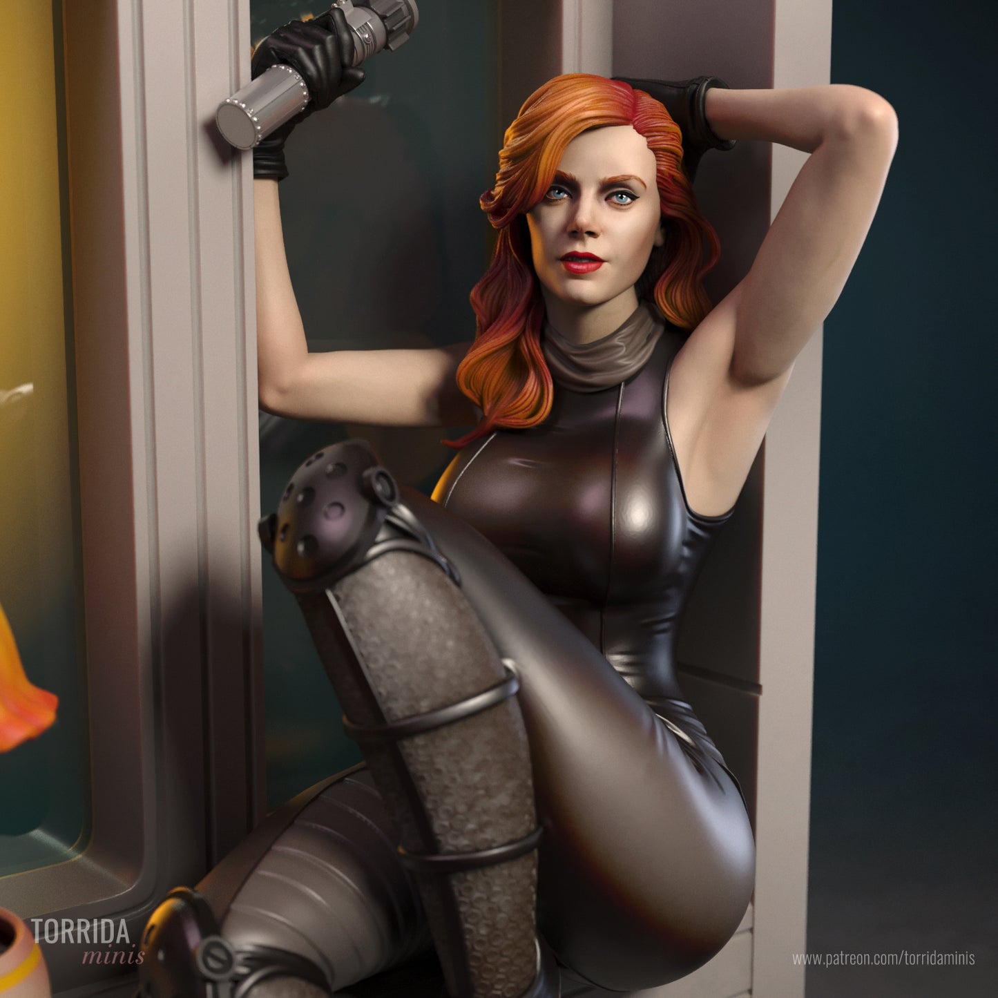 Mara Jade Sculpture (75mm to 500mm) - Unassembled/Unpainted/3D Print