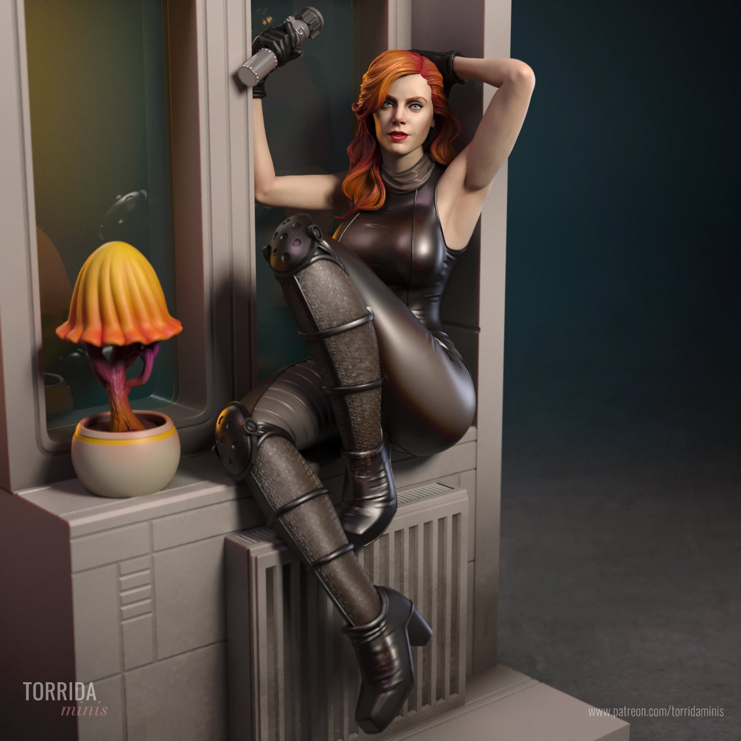 Mara Jade Sculpture (75mm to 500mm) - Unassembled/Unpainted/3D Print