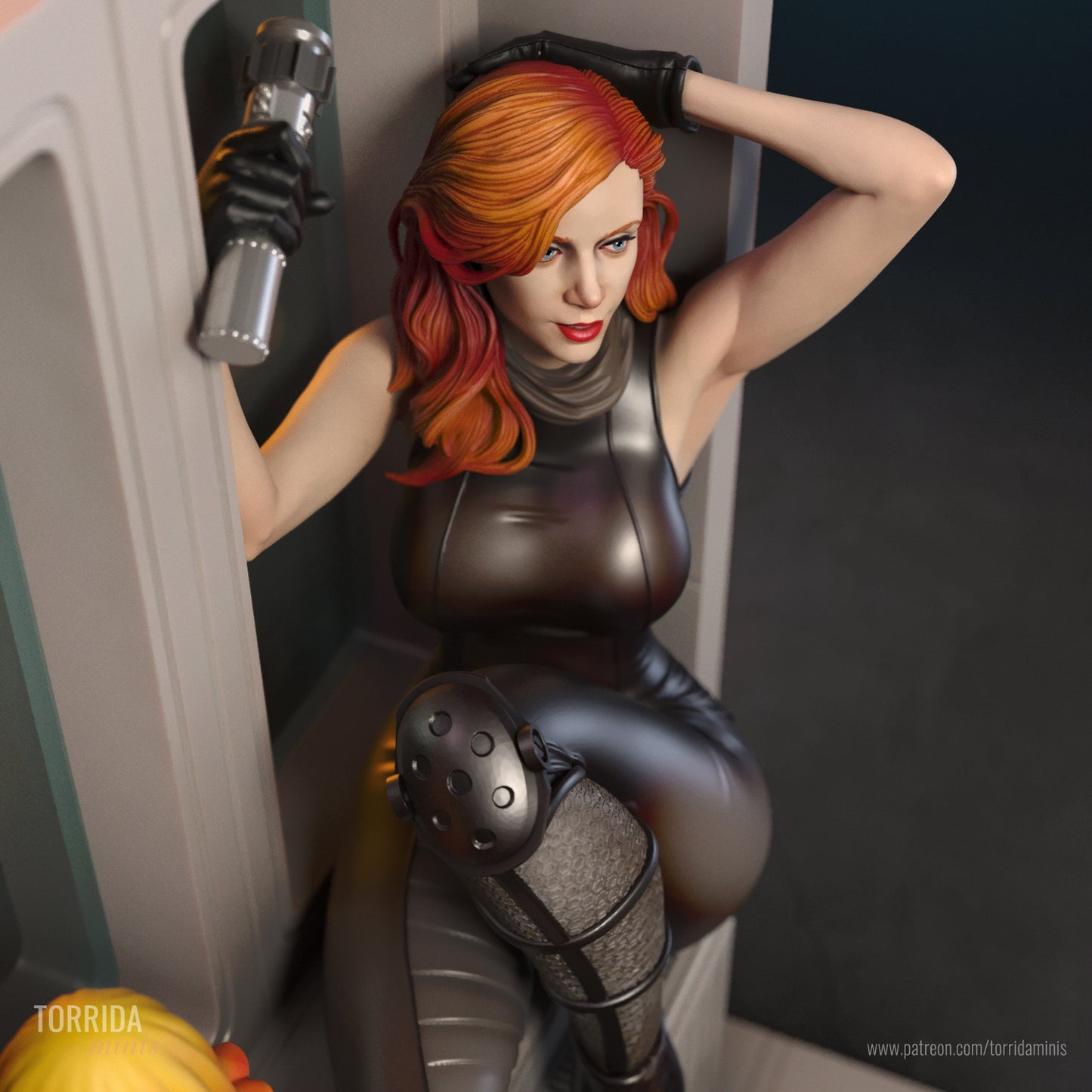Mara Jade Sculpture (75mm to 500mm) - Unassembled/Unpainted/3D Print