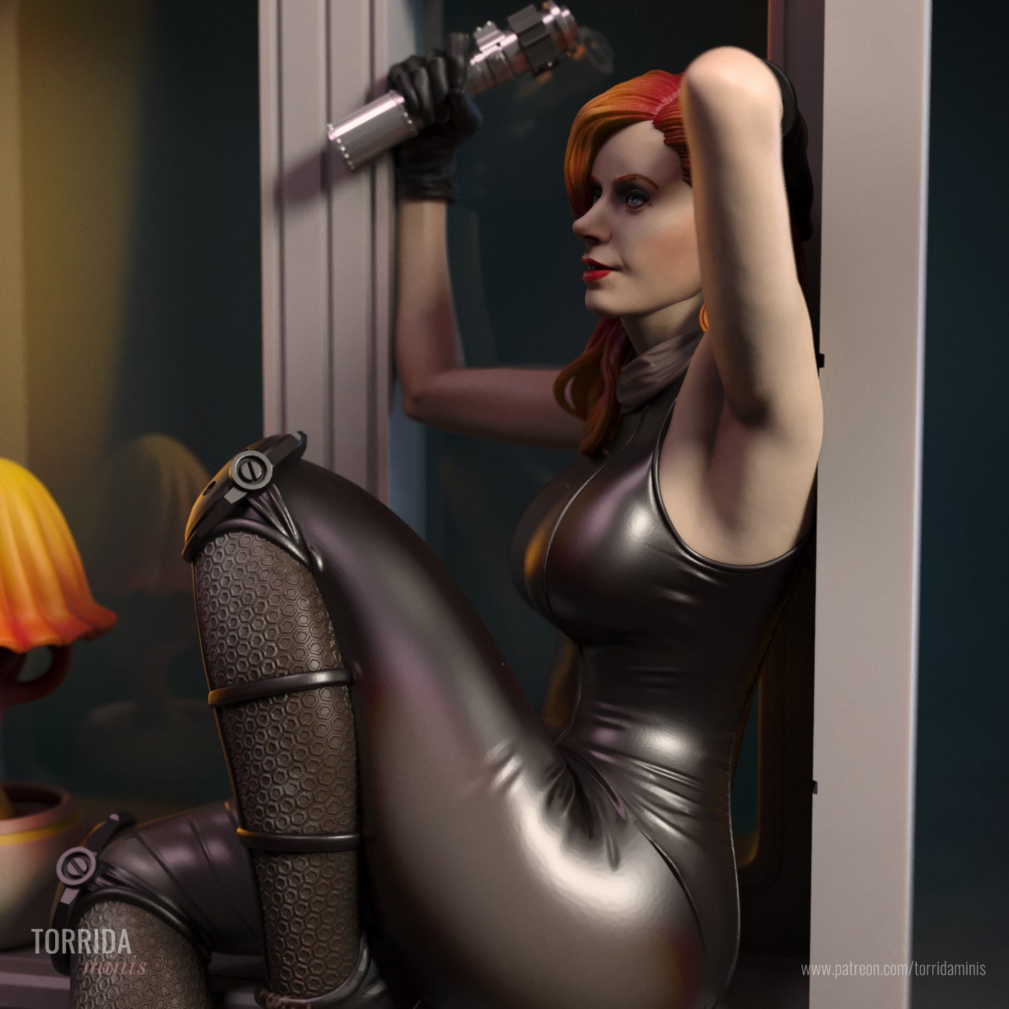 Mara Jade Sculpture (75mm to 500mm) - Unassembled/Unpainted/3D Print