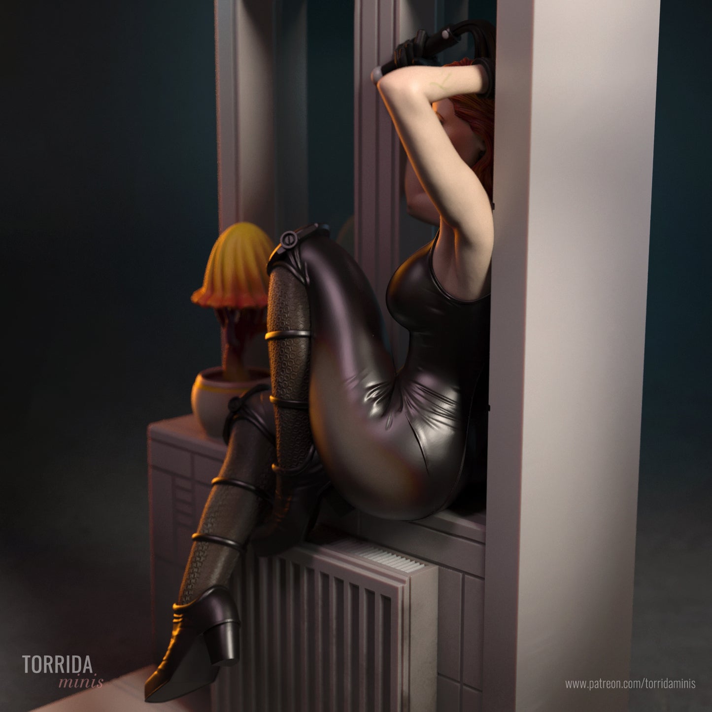 Mara Jade Sculpture (75mm to 500mm) - Unassembled/Unpainted/3D Print