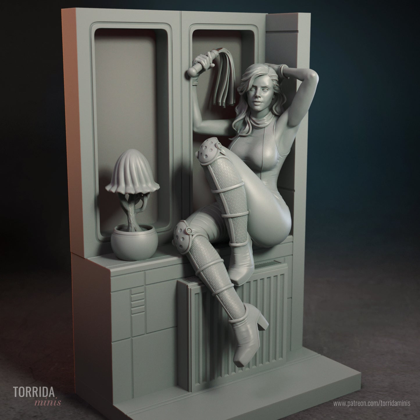 Mara Jade Sculpture (75mm to 500mm) - Unassembled/Unpainted/3D Print