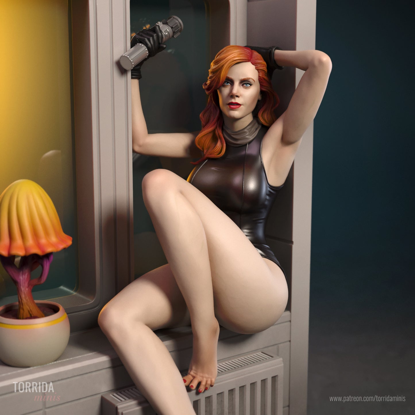 Mara Jade Sculpture (75mm to 500mm) - Unassembled/Unpainted/3D Print