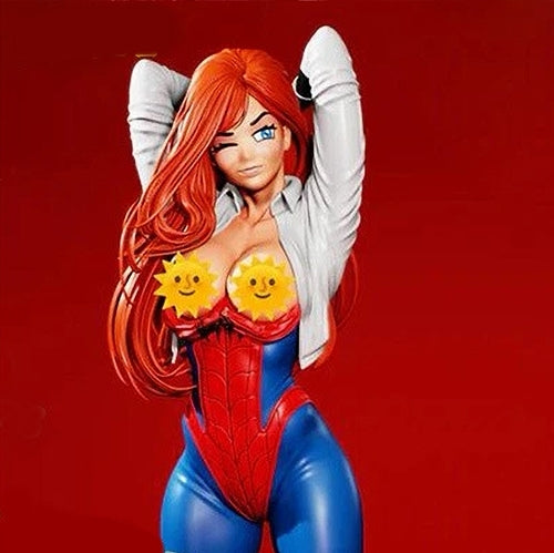 Mary Jane Watson SFW/NSFW Sculpture (75mm to 500mm) - Unassembled/Unpainted/3D Print