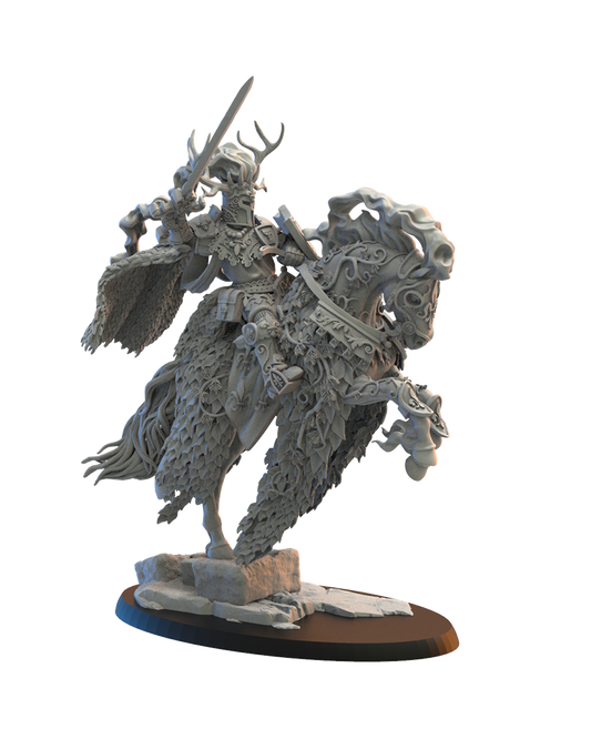 Medraut - Knight - by Lost Kingdom- Tabletop RPG Miniature - Roleplaying 3D Printed Fantasy Mini