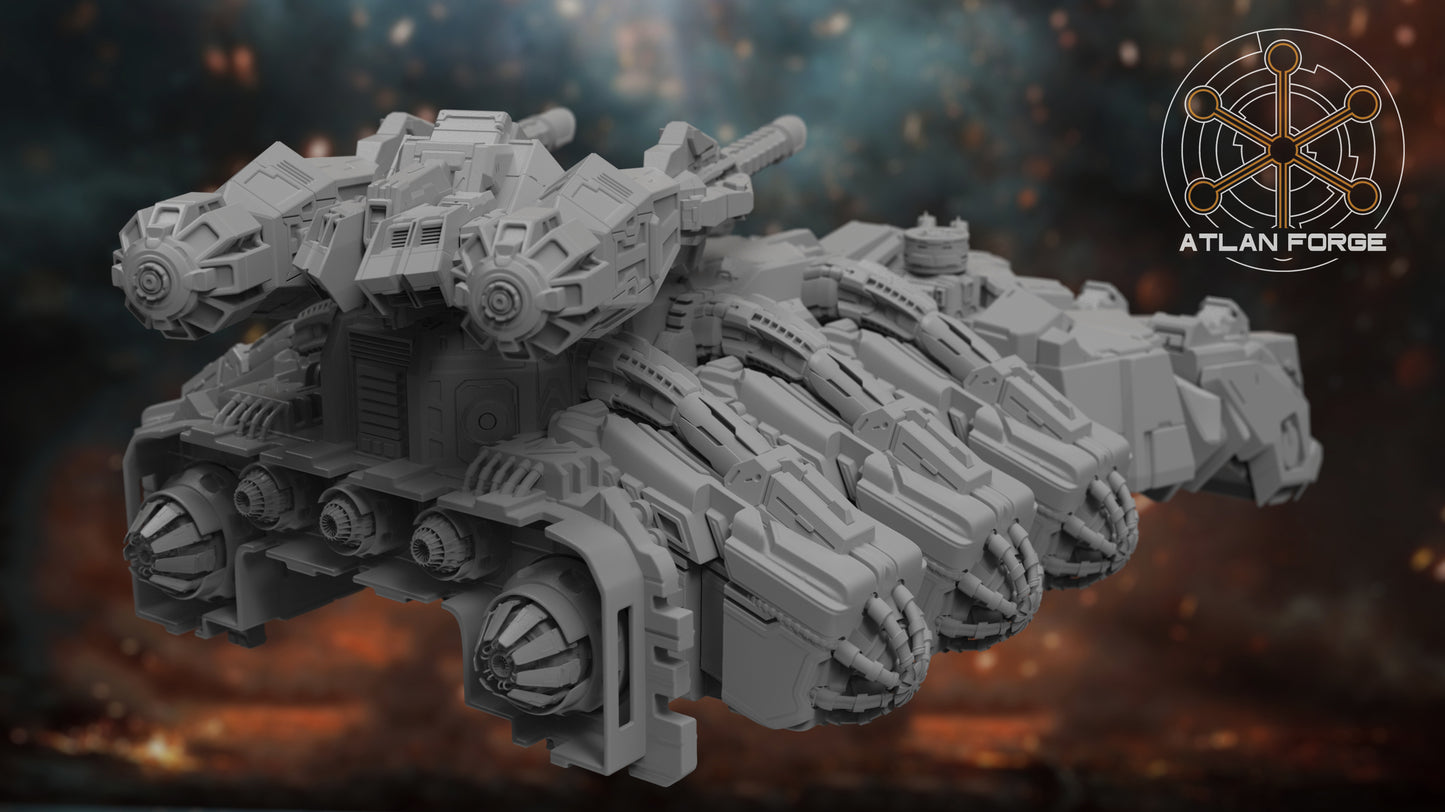 Megatherium Battle Tank - Compatible with Warhammer 40K - by Atlan Forge - Tabletop RPG Miniature - Roleplaying 3D Printed Fantasy Mini