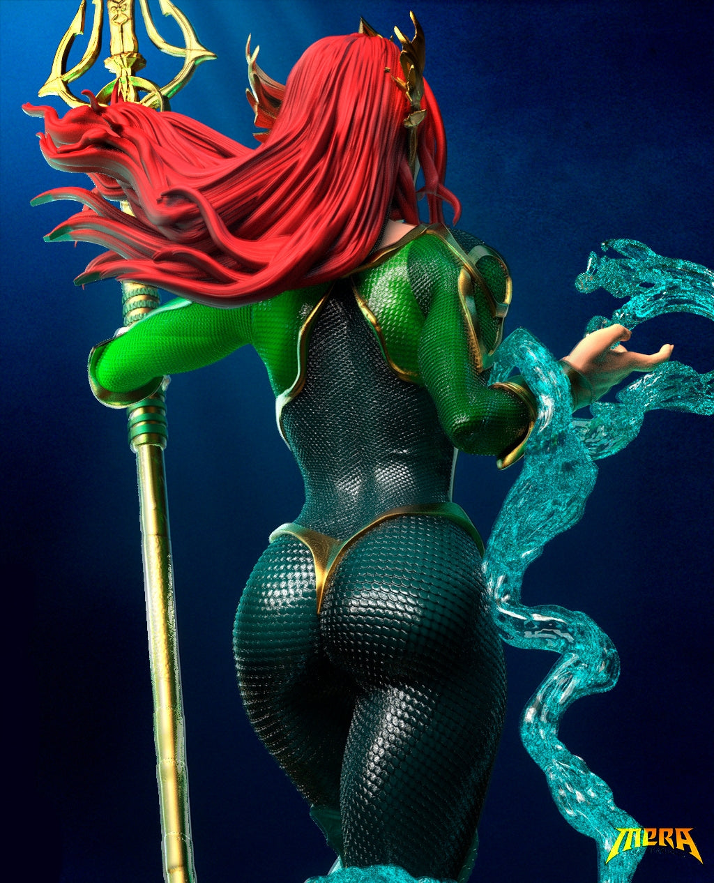Mera Sculpture (75mm to 500mm) - Unassembled/Unpainted/3D Print
