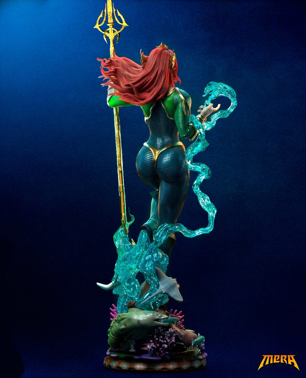 Mera Sculpture (75mm to 500mm) - Unassembled/Unpainted/3D Print