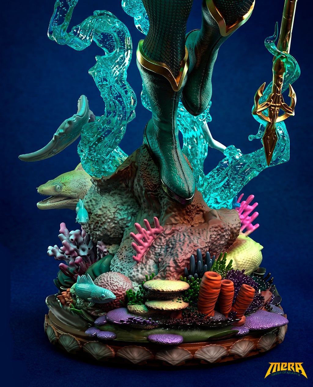 Mera Sculpture (75mm to 500mm) - Unassembled/Unpainted/3D Print