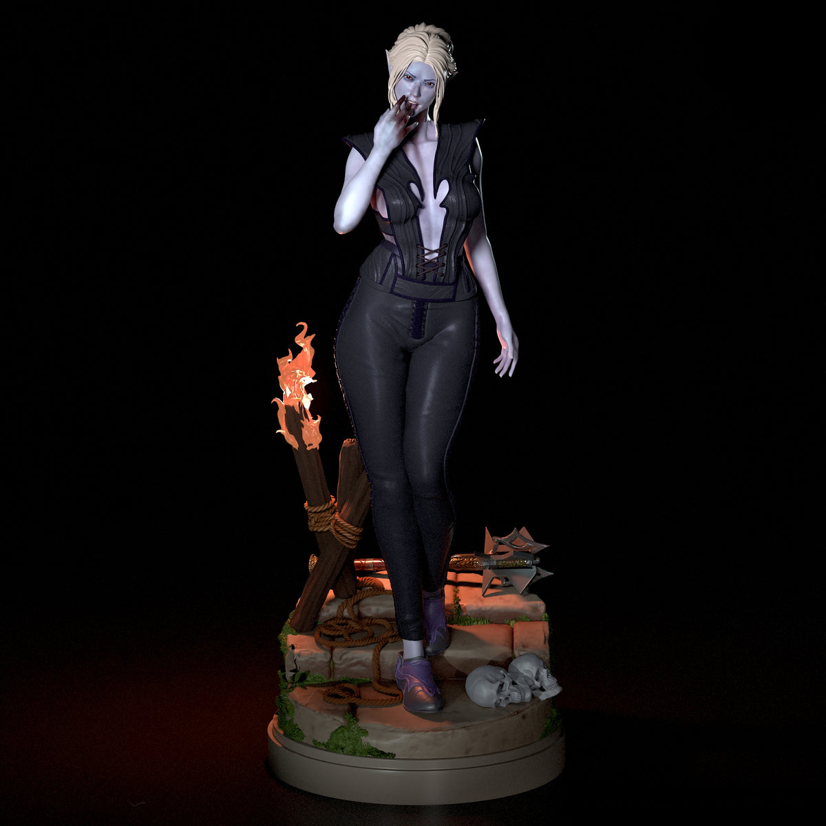 Minthara Sculpture(75mm to 500mm) - Unassembled/Unpainted/3D Print