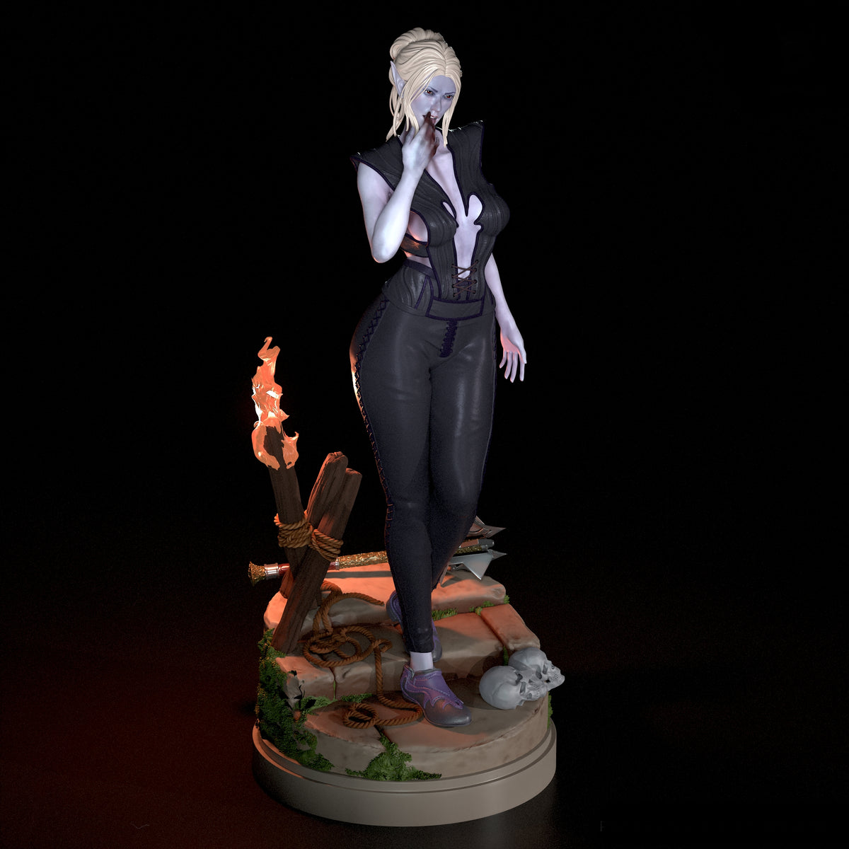 Minthara Sculpture(75mm to 500mm) - Unassembled/Unpainted/3D Print