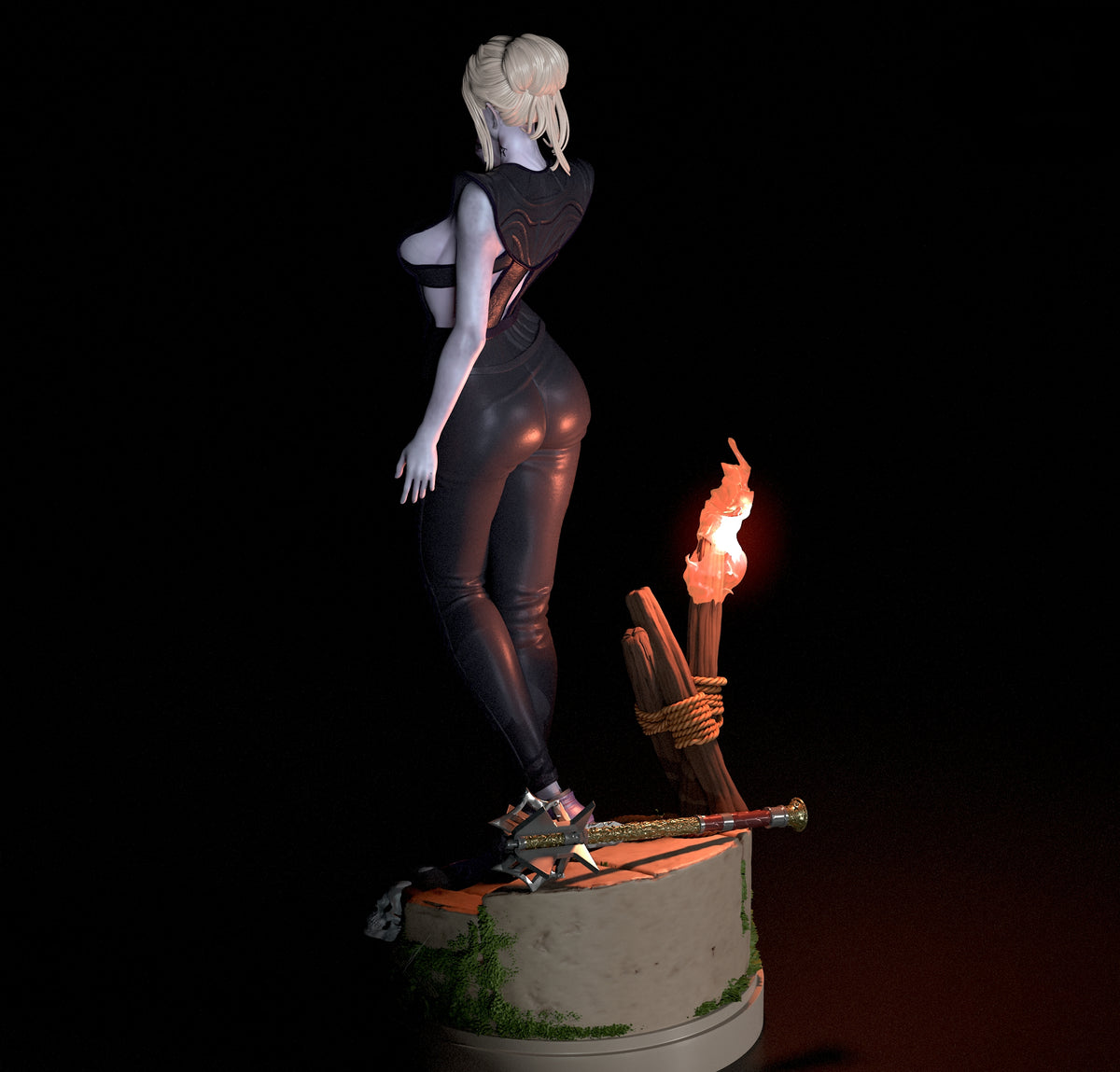 Minthara Sculpture(75mm to 500mm) - Unassembled/Unpainted/3D Print
