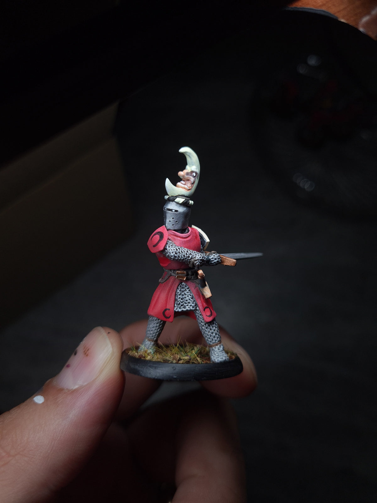 Knights (x12) - Great Helms - TTRPG - Wargaming - Dungeons and Dragons