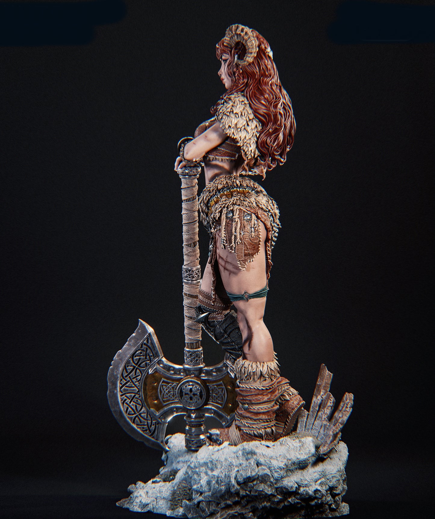 Morax Sculpture (75mm to 500mm) - Unassembled/Unpainted/3D Print