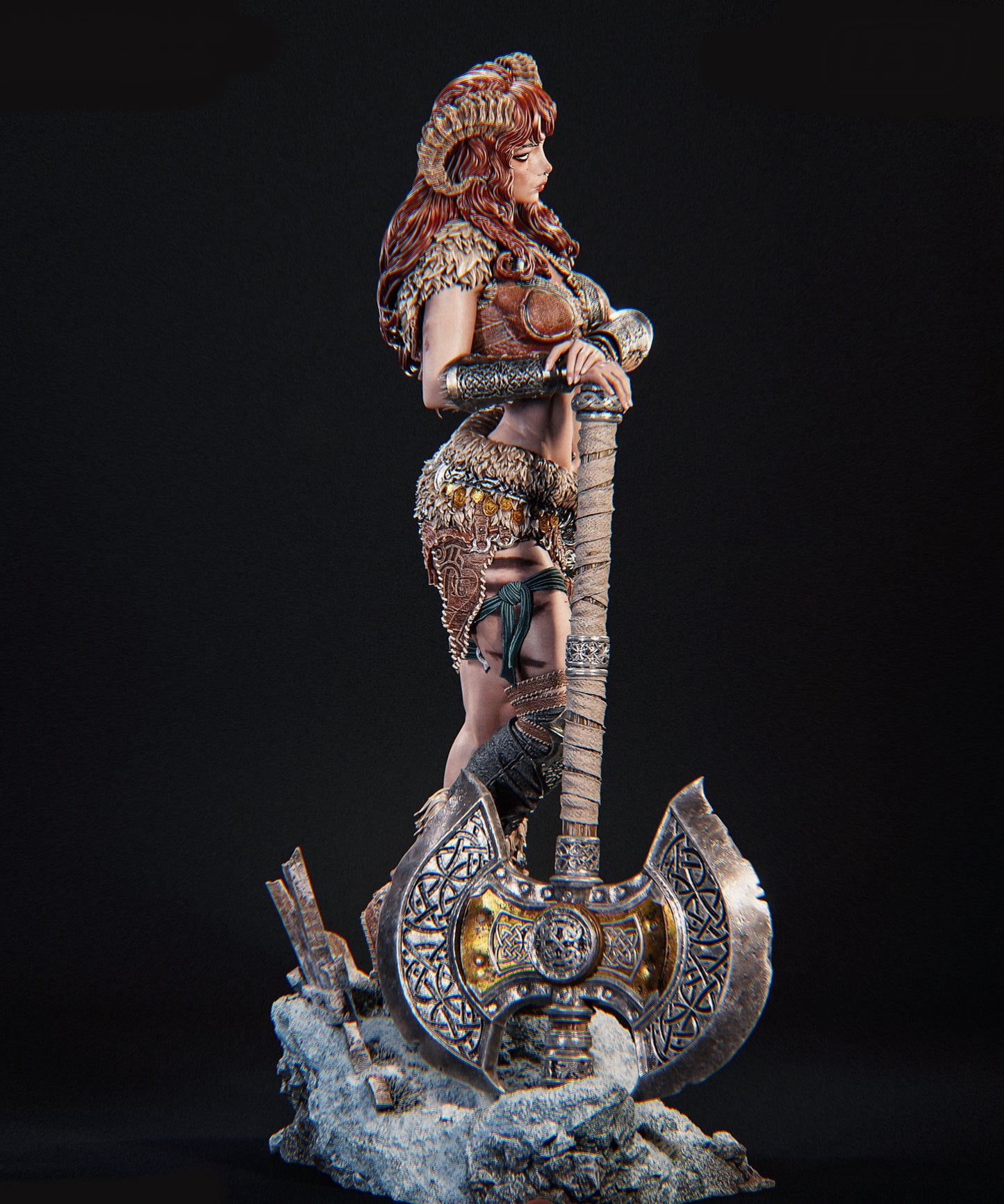 Morax Sculpture (75mm to 500mm) - Unassembled/Unpainted/3D Print