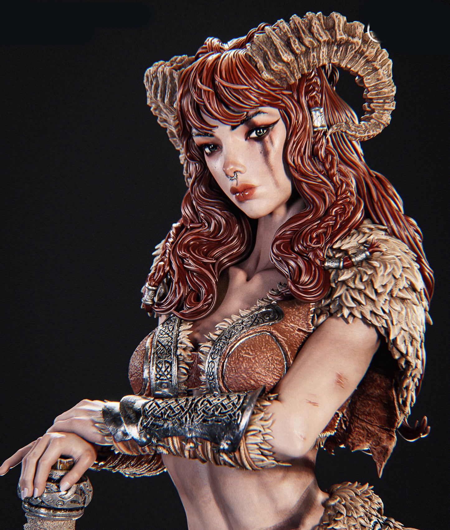 Morax Sculpture (75mm to 500mm) - Unassembled/Unpainted/3D Print