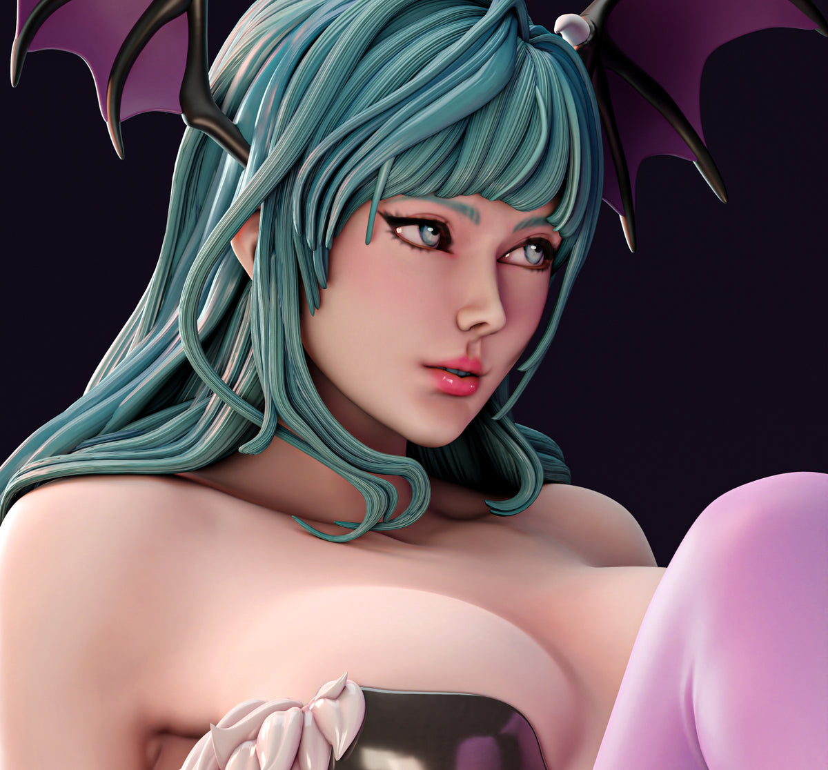 Morrigan Sculpture (75mm to 500mm) - Unassembled/Unpainted/3D Print