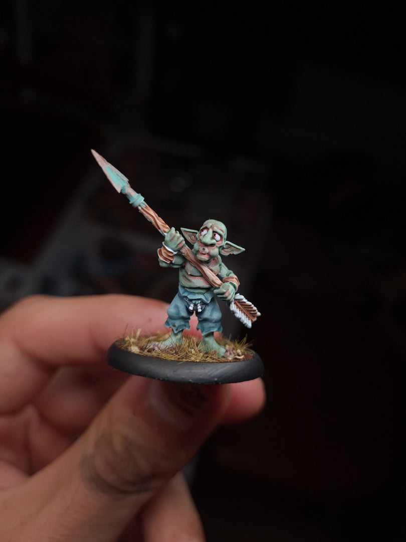 Mythic Goblin Bolt Thrower - Dungeons and Dragons - by Warp Minis- Tabletop RPG Miniature - Roleplaying 3D Printed Fantasy Mini