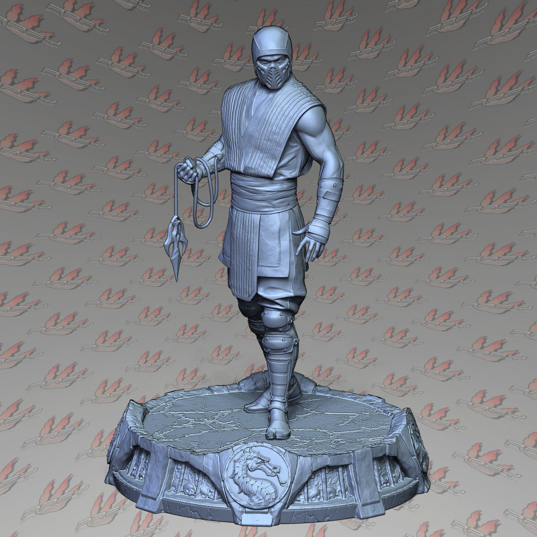 Ninja - Scorpion - by Prey Studios- Tabletop RPG Miniature - Roleplaying 3D Printed Fantasy Mini